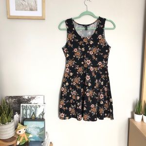 Forever 21 Floral A-line Skater Dress